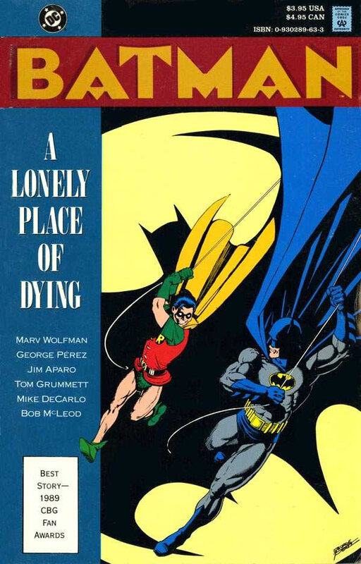 batman a lonely place of dying TPB