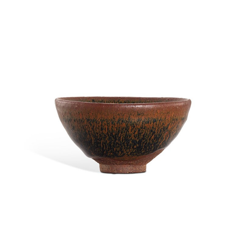 A Jian black-glazed 'hare's fur' tea bowl, Southern Song dynasty