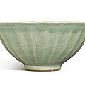 A 'longquan' 'guan'-type 'lotus' bowl, song dynasty (960-1279)