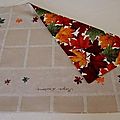 Set de table automne