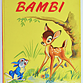 Livres anciens ... bambi (1969) * walt disney 