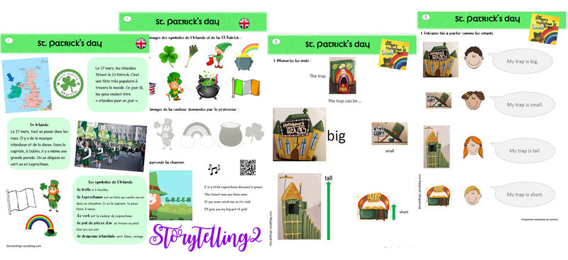 st patrick fiches cycle 2