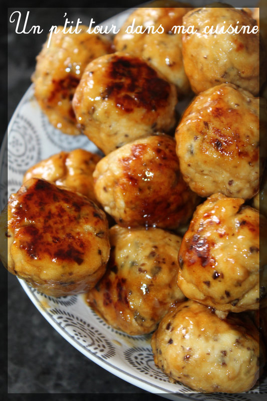 Boulettes poulet teriyaki1