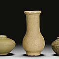 A 'longquan' 'guan-type' bottle vase, southern song dynasty (1127-1279)
