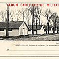 Versailles, Camp de Satory, Album carte-lettre militaire du 43e RAC, Vue générale du Camp