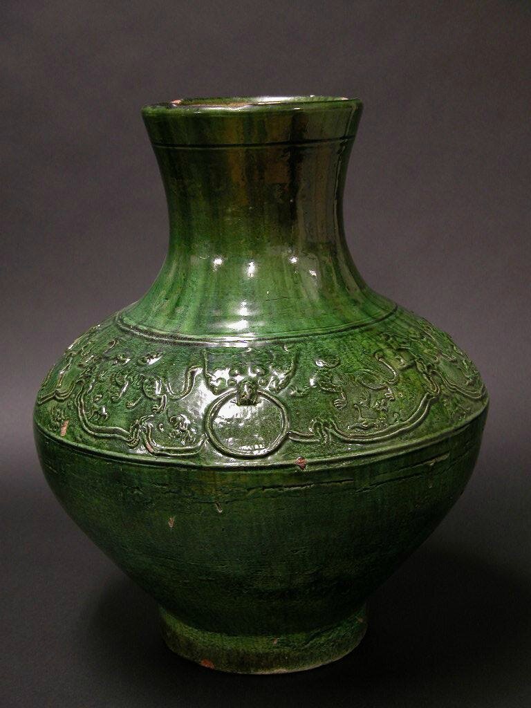 Green Glazed Vase, China, Han Dynasty (206 bc220 ad) Alain.R.Truong