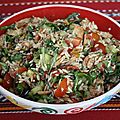Salade de poulet mariné: une de mes recettes préférées 