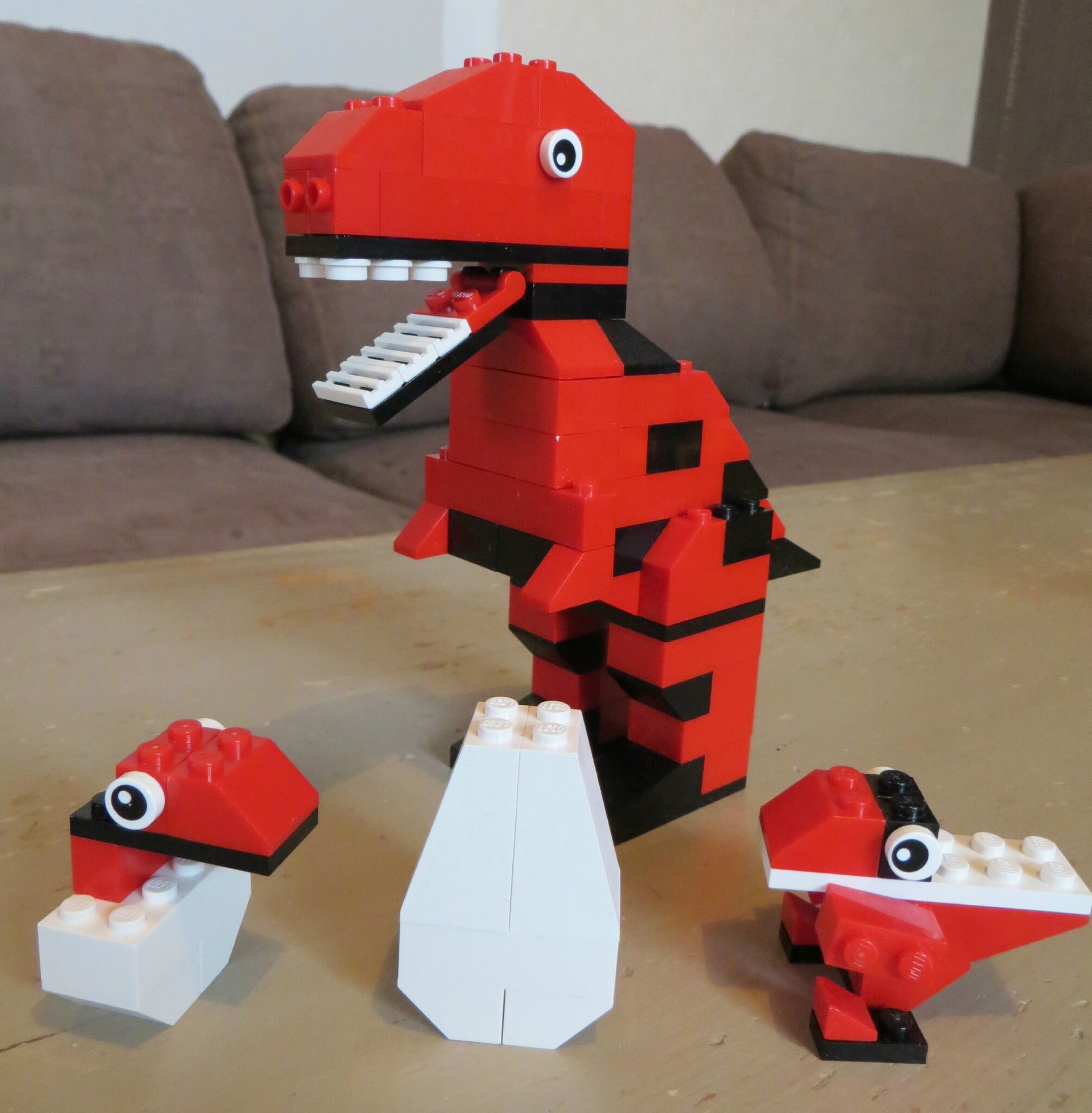 tyrannosaure lego