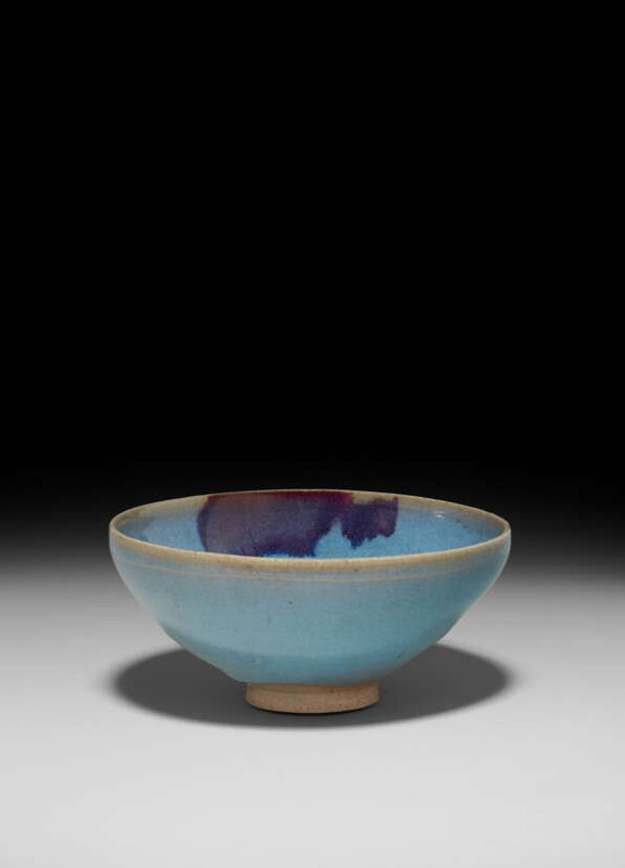 A large purple-splashed Jun bowl, Jin-Yuan dynasty, 13th-14th century