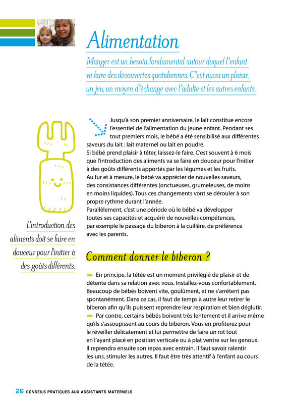 Guide  conseils pratiques aux assistant(e)s maternel(le)s  Assistante