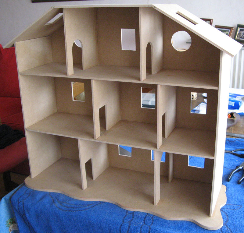 j ai fabriqué une maison playmobil