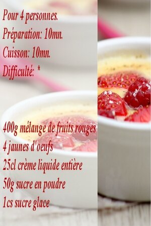 recette gratins fruits