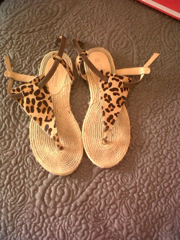 sandale leopard