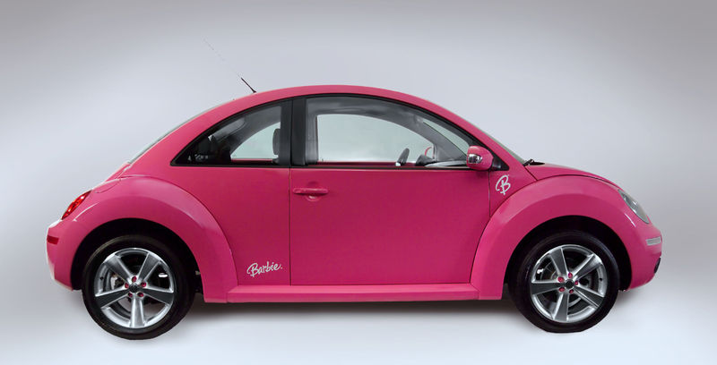 voiture barbie new beetle