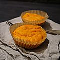 Flans de carottes au chèvre