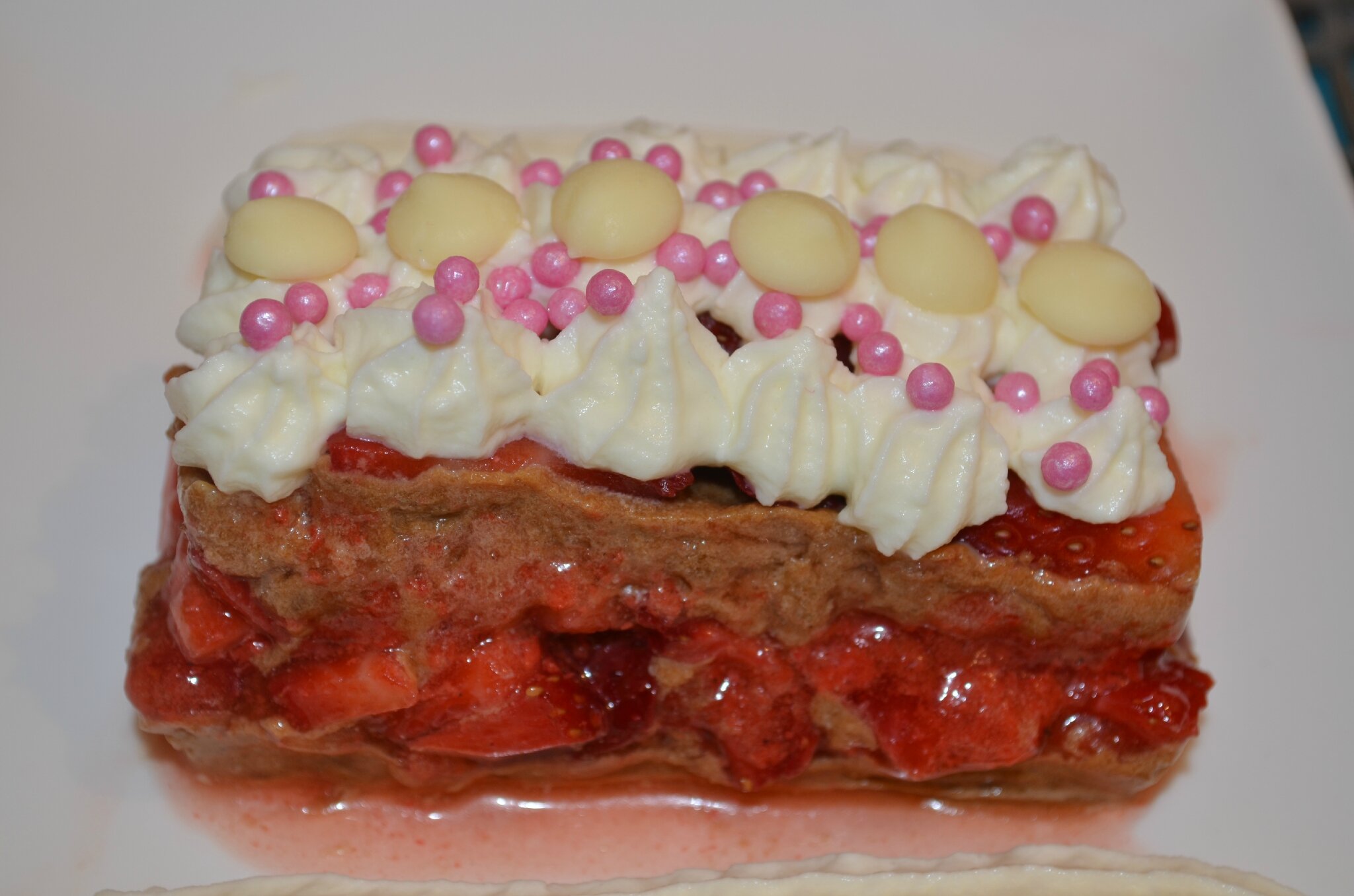 Gateau Glace Sans Cuisson Au Speculoos Fraise Et Sirop De ada Orgasme Culinaire