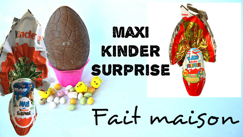 LA recette de Pâques : le MAXI KINDER SURPRISE ! - Prunille fait son show