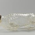Rock crystal barrel in the shape of a dragon, italy, ca. 1625 - ca. 1650