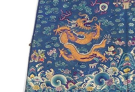A_blue_silk_ground_embroidered_dragon_robe2