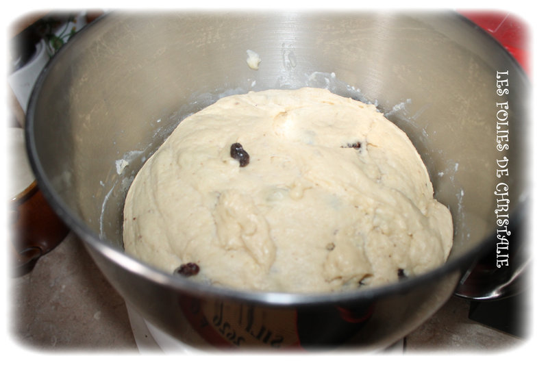 Brioche aux raisins secs 3