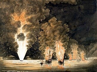Toulon incendie de la flotte française
