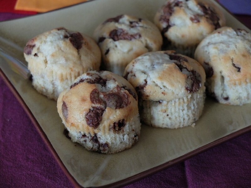 muffin chocolat banane