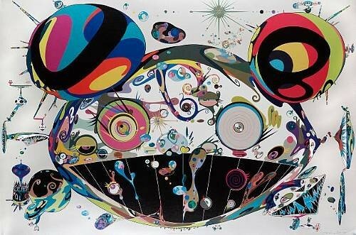 Bonhams : Louis Vuitton x Takashi Murakami A Black Multicolore