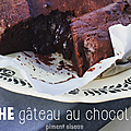 The gâteau au chocolat