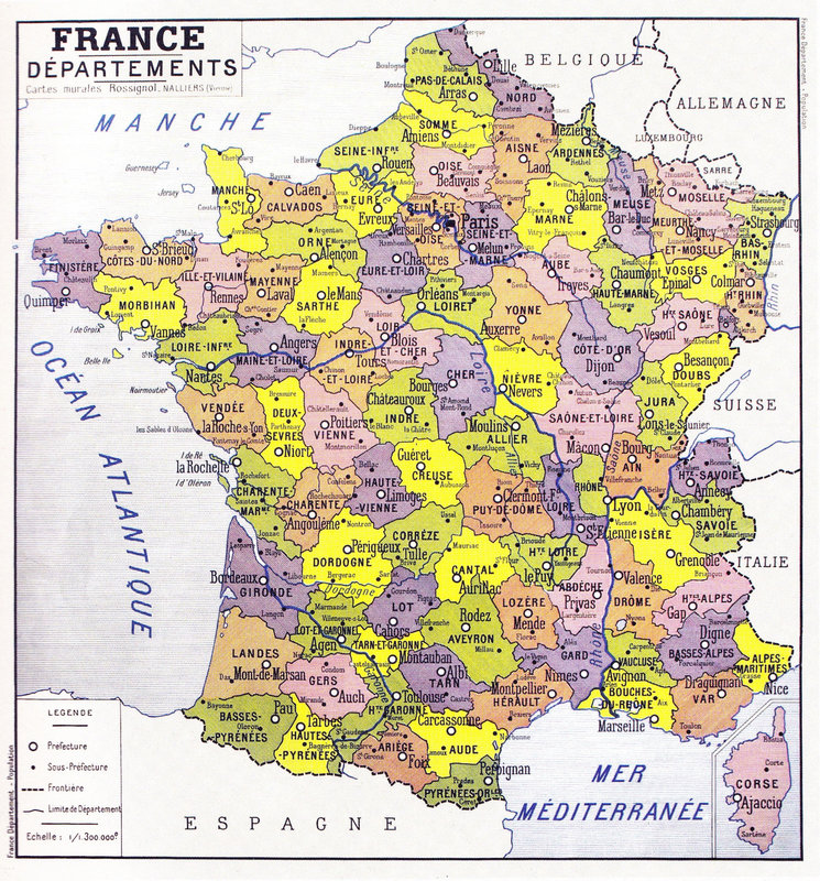 2122-29 Consigne Carte de France
