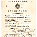 Un passeport vendéen aux enchères