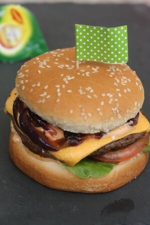 burger aux oignons - atelier maggi