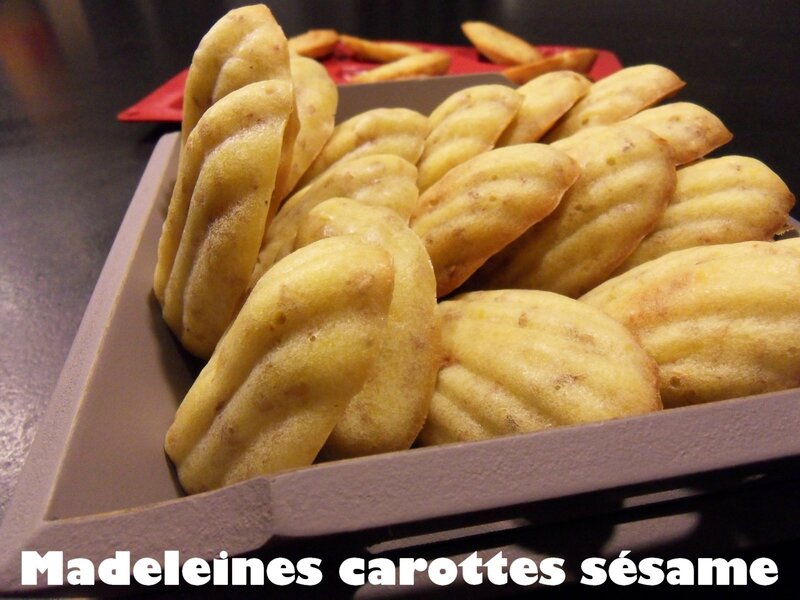 madeleines carottes sésame2