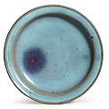 A purple-splashed 'Jun' dish, Jin dynasty (1115-1234)