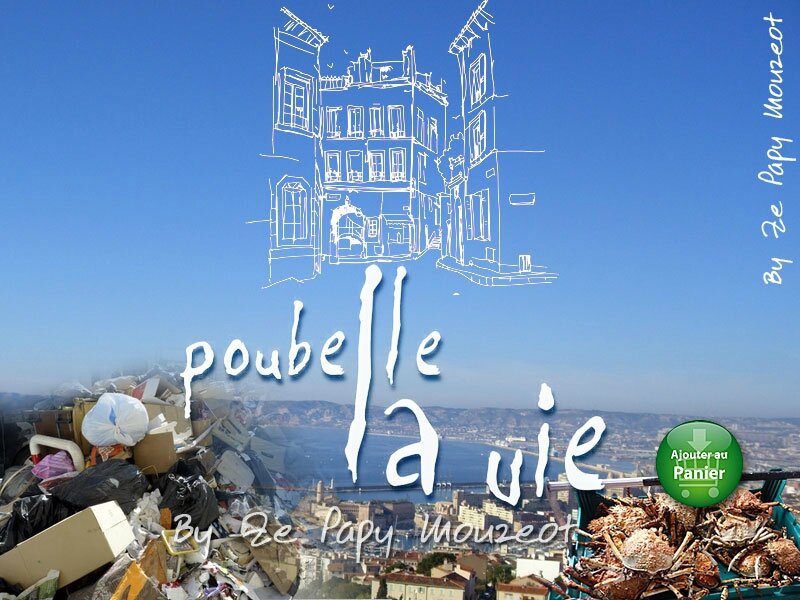 Résultat de recherche d'images pour "marseille poubelle la vie"