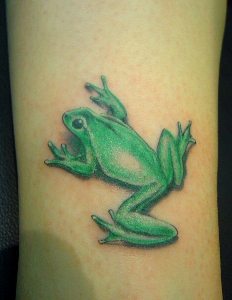  GRENOUILLE  Photo de 4 ANIMAUX BOB  SPIKES TATTOO