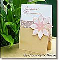 carte fleur glossy