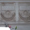 Détail du tombeau : les frères Henri et Louis de La Rochejaquelein