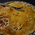 Tourte aux champignons et aux carottes