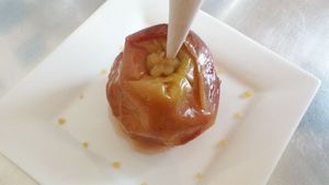 pomme au four sans sucre ajouté 