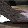 Album carton esprit gustavien rouge 4