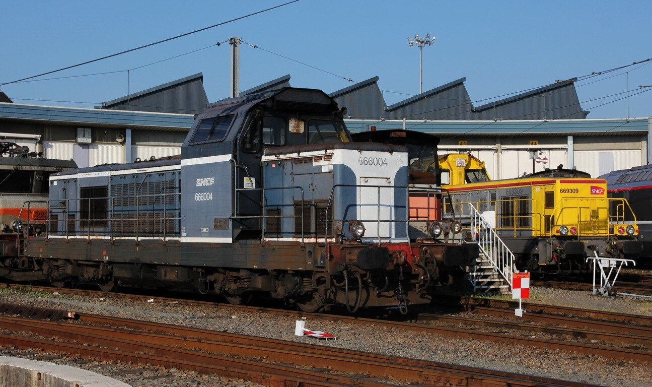 BB 66004, dépôt de Bordeaux