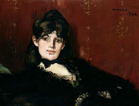 Manet Portrait de Berthe Morisot étendue 1873