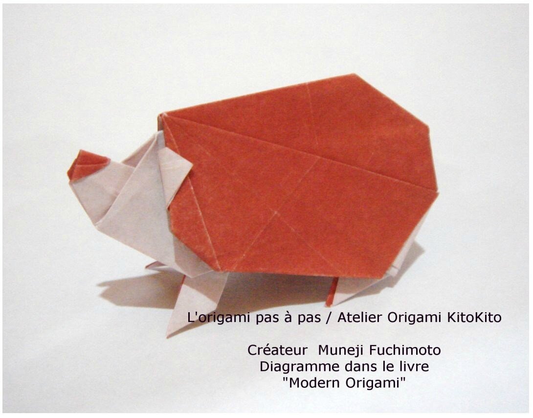 Hérisson L'origami pas à pas / Atelier Origami KitoKito