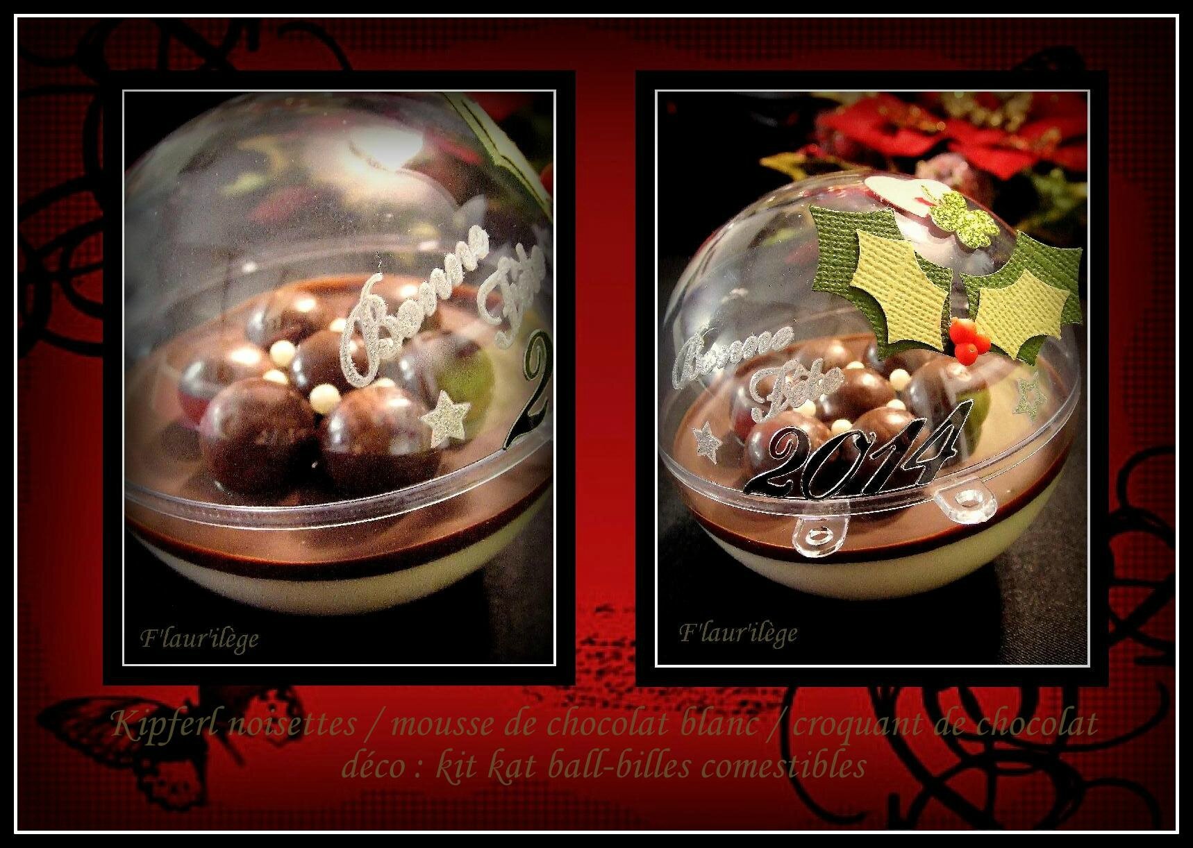 Boules De Noël Chocolat Blanckirferls Mousse Passion