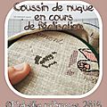 Un futur coussin de nuque ... pour ma chipie !! #neckpillow