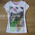 Abbey Dawn Halftone Pop Face Tee