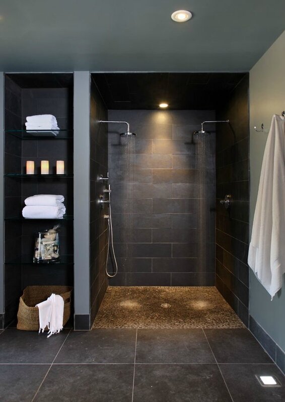adjoining-rooms-bathroom-contemporary-with-walk-in-shower-wicker-rattan-baskets