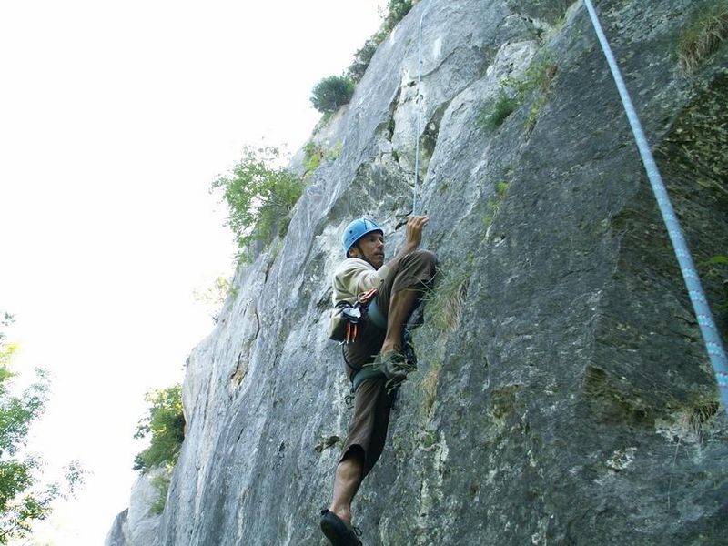 Escalade Au Pic Du Jer A Lourdes Frederic Laval Conseiller Departemental Des Hautes Pyrenees