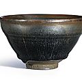 A rare 'Jian' 'Hare's fur' 'Temmoku' tea bowl, Southern Song Dynasty