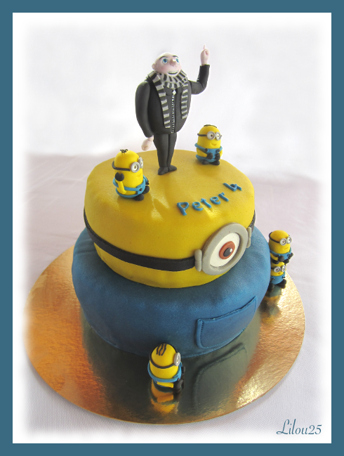 Un Anniversaire Tout Minion Gateaux En Fete De Lilou 25